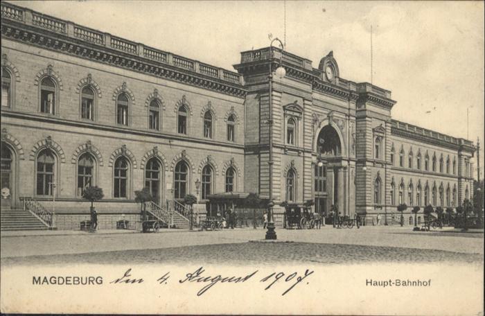 MAGDEBURG CITY Bahnhof Kutsche