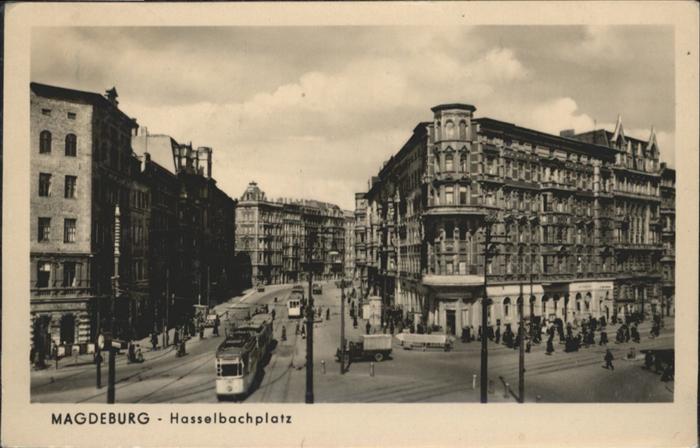 MAGDEBURG CITY Hasselbachplatz Strassenbahn