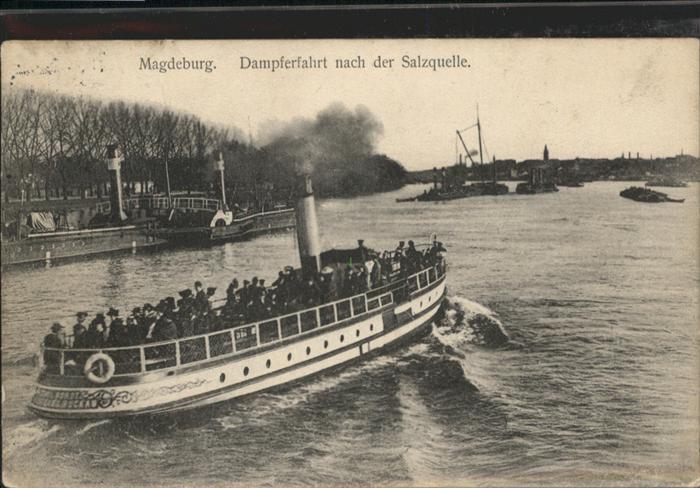 MAGDEBURG CITY Dampferfahrt Salzquelle
