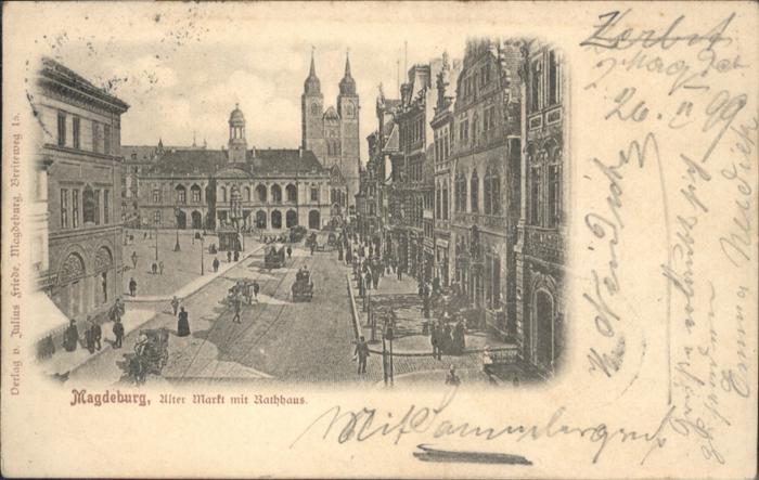 MAGDEBURG CITY Rathaus Kutsche