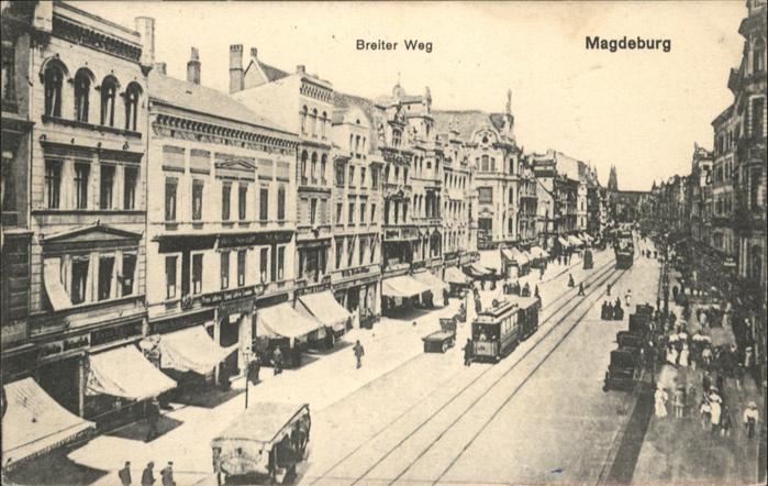 MAGDEBURG CITY Breiter Weg Strassenbahn