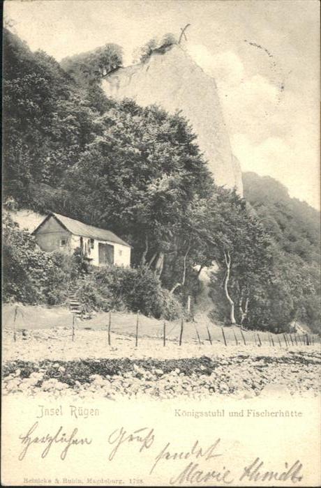 Insel Ruegen Königstuhl Fischerhütte