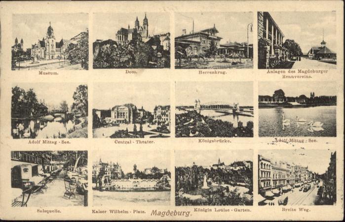 Magdeburg Königsbrücke Museum Dom Salzquelle Kais