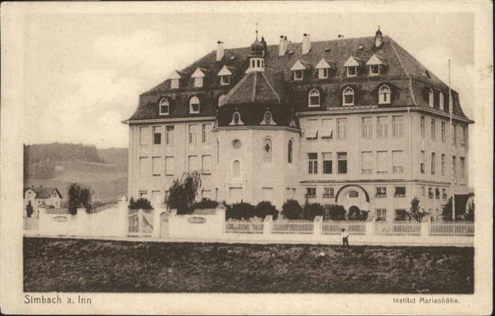 Simbach Inn Institut Marienhöhe