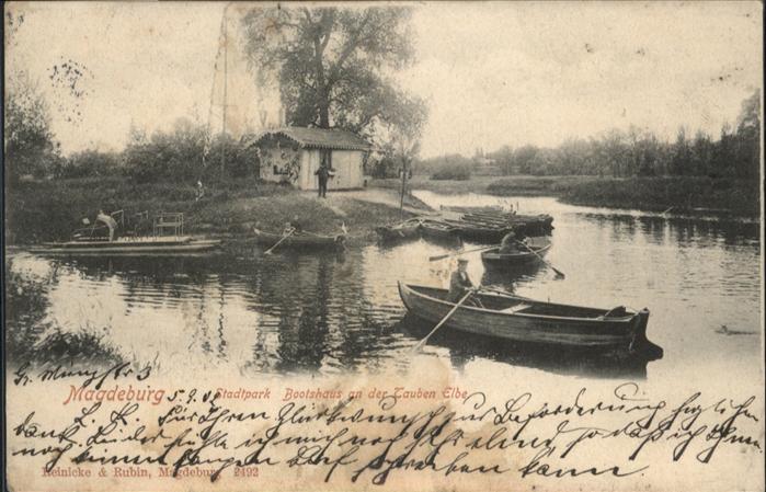 Magdeburg Stadtpark Bootshaus