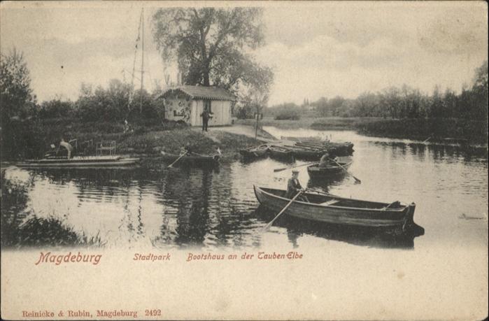 Magdeburg Stadtpark Bootshaus