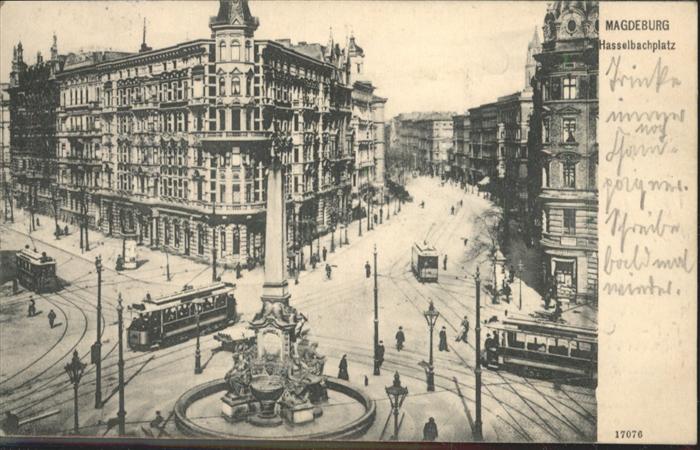 Magdeburg Hasselbachplatz Strassenbahn