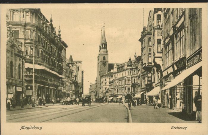 MAGDEBURG  CITY Breiteweg Kutsche
