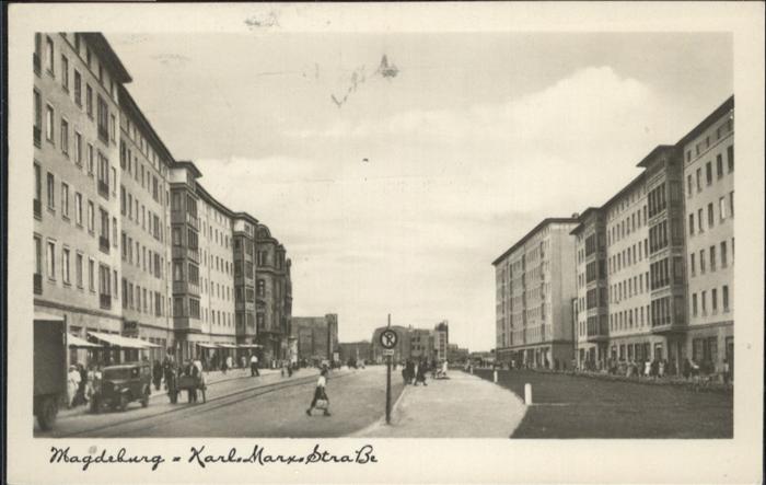 MAGDEBURG  CITY Karl Marx Strasse
