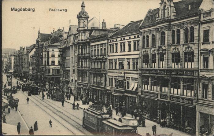 Magdeburg Breiteweg Strassenbahn