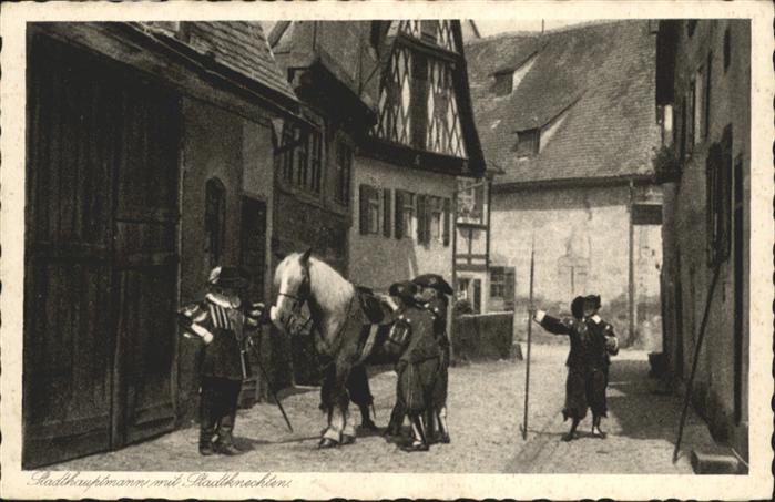 Dinkelsbuehl Stadthauptmann Pferd