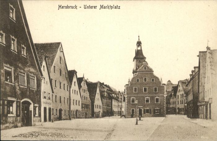 Hersbruck Bayern Unterer Marktplatz