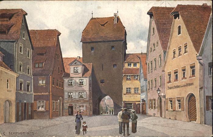 Hersbruck Bayern Altensittenbachertor Kuenstler C Schmidt