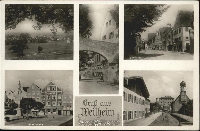 Weilheim Oberbayern Stadtplatz