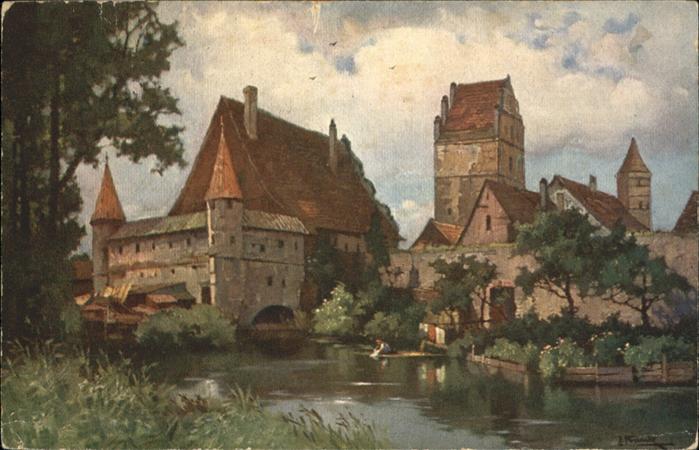 Dinkelsbuehl Stadtmühle Nördlingertor