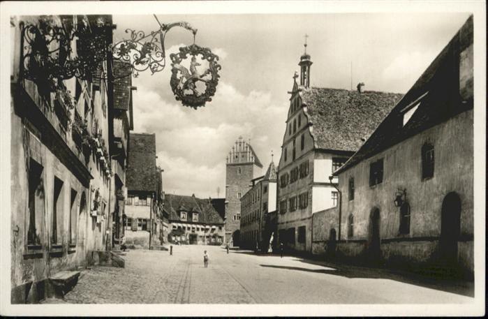 Dinkelsbuehl Rothenburgerstrasse Greifenschild