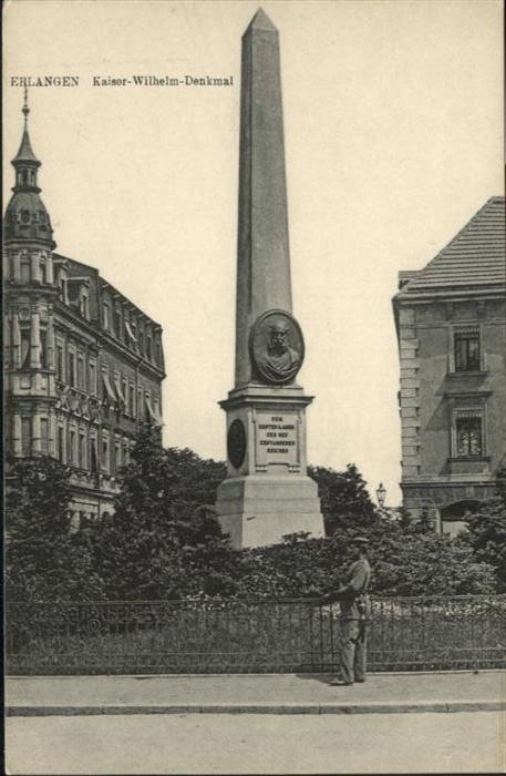 ERLANGEN Bayern Kaiser Wilhelm Denkmal