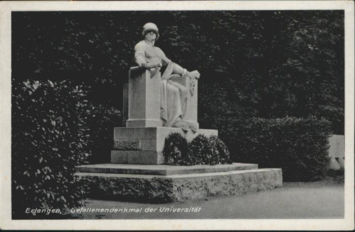 ERLANGEN Bayern Gefallenen Denkmal Universitaet