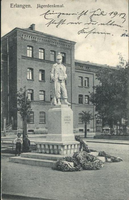 ERLANGEN Bayern Jaeger Denkmal