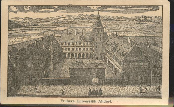 Altdorf Nuernberg Frühere Universität