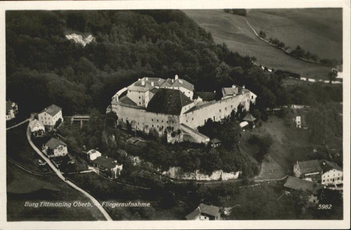 Tittmoning Salzach Burg Fliegeraufnahme