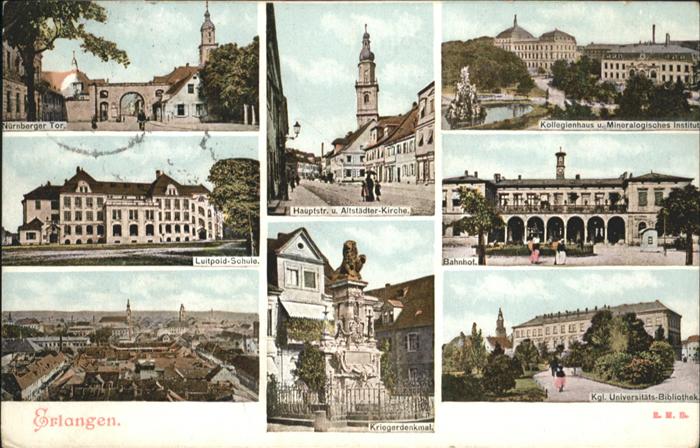 Erlangen Kirche Hauptstrasse Krieger Denkmal Lui