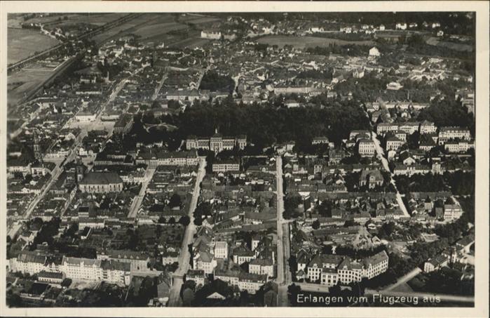 ERLANGEN Bayern Fliegeraufnahme