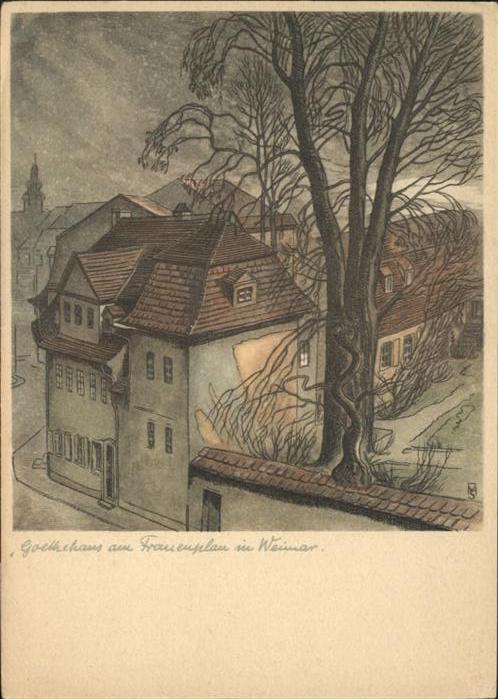 Weimar Thueringen Goethehaus am Frauenplan