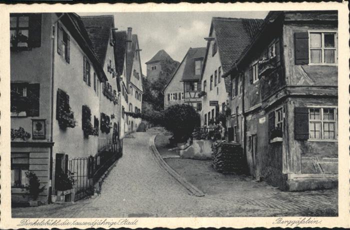 Dinkelsbuehl Burggässlein