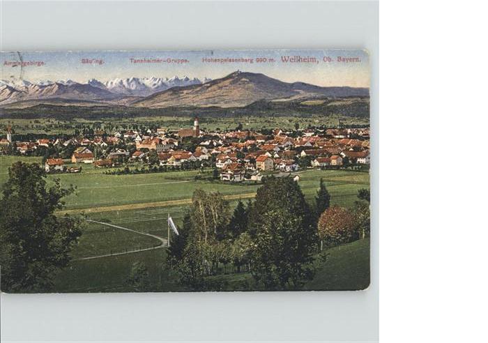 Weilheim Oberbayern Ammergebirge Säuling
Tannhäuser-Gruppe