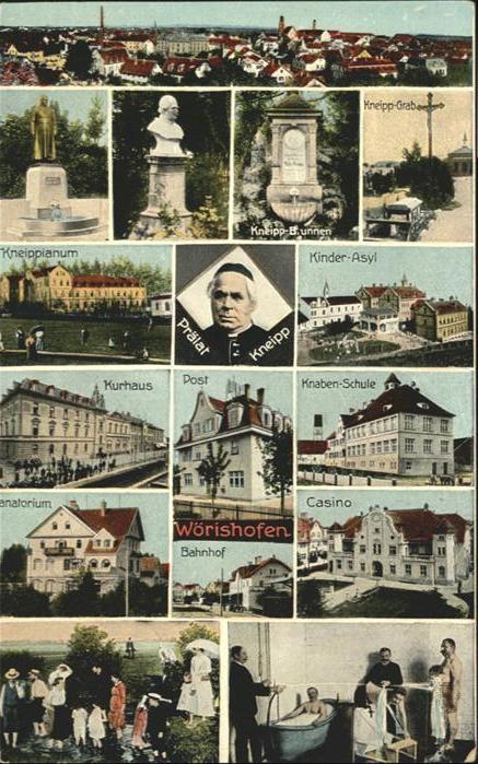 Bad Woerishofen Kinder-Asyl Casino, Kneippianeum, Kurha