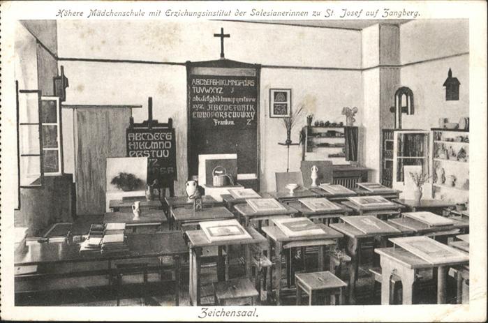 Zangberg Höhere Mädchenschule Zeichensaal 
Erzi