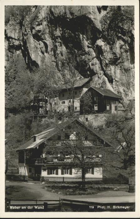 Oberaudorf Weber an der Wand