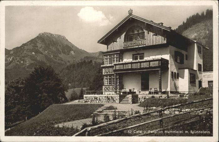 Oberaudorf Cafe Pension Hummelei
Brünnstein