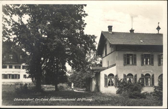 Oberaudorf dr. Carl Riemenschmid