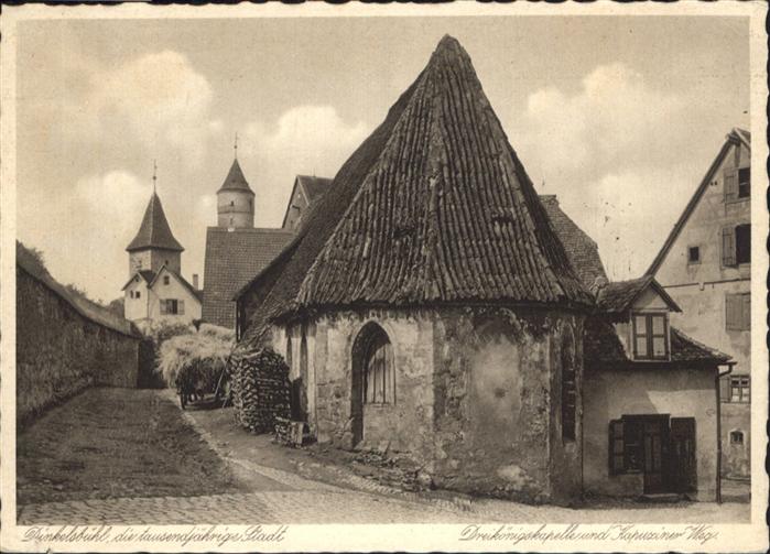 Dinkelsbuehl Dreikönigskapelle und Kapuzinerweg