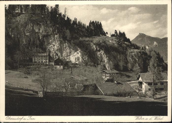 Oberaudorf Weber an der Wand