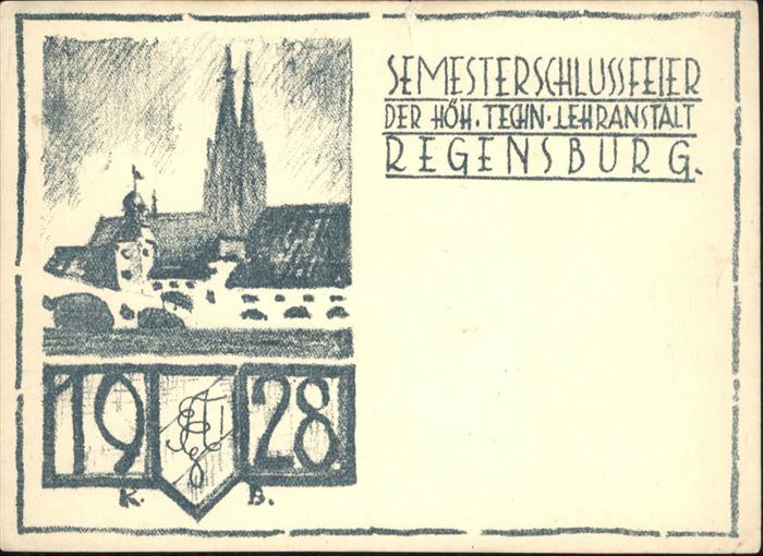 REGENSBURG Bayern Semesterabschlussfeier 1928