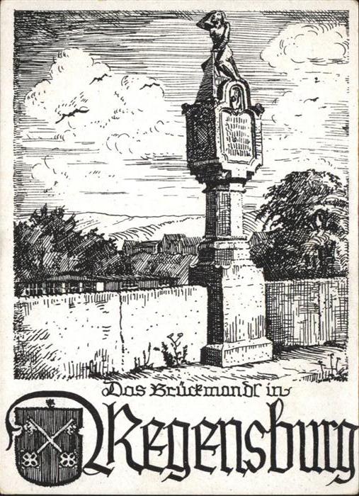 REGENSBURG Bayern Brueckmandl