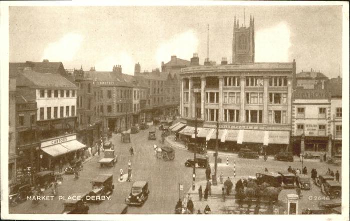 Derby Derbyshire Market Place