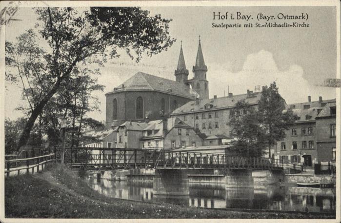 Hof Bayern St Michaelis Kirche  Brücke