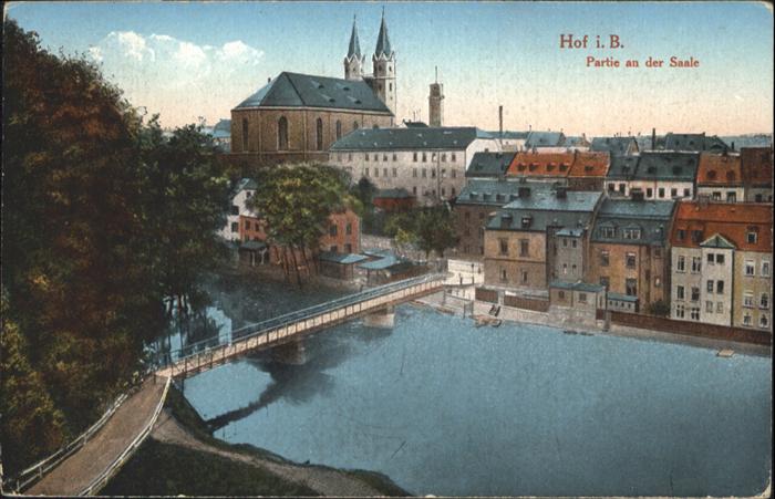 Hof Bayern Saale Brücke