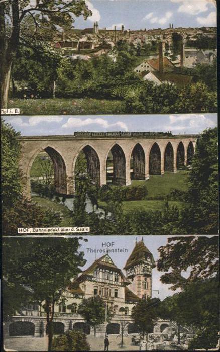 Hof Bayern Bahnviadukt Theresienstein