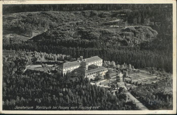 PAssAU Bayern Sanatorium Kohlbrueck Fliegeraufnahme