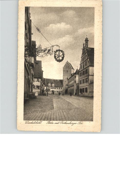 Dinkelsbuehl Rothenburgertor