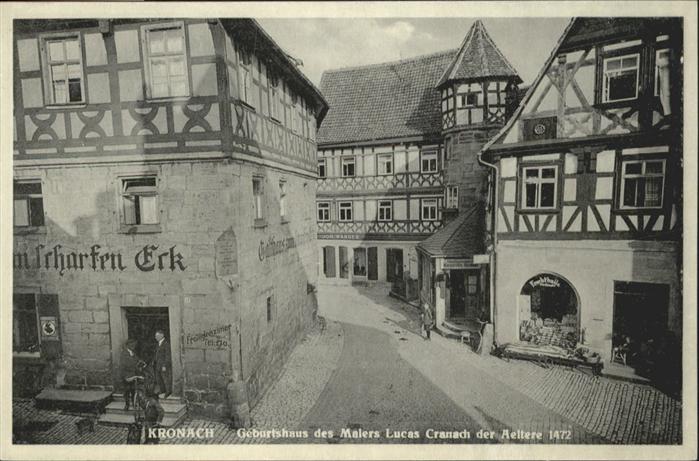 Kronach Oberfranken Geburtshaus Lucas Cranach