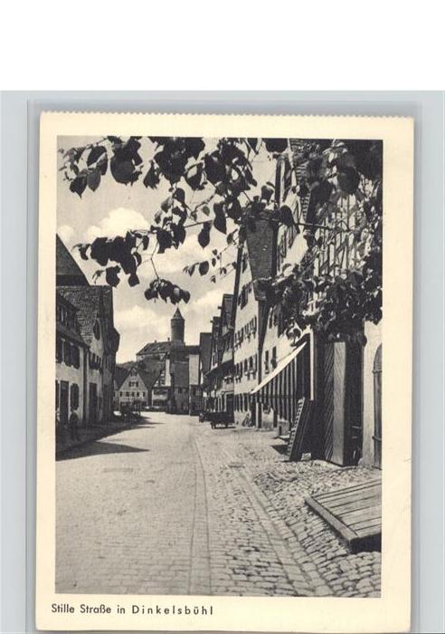 Dinkelsbuehl Stille Strasse