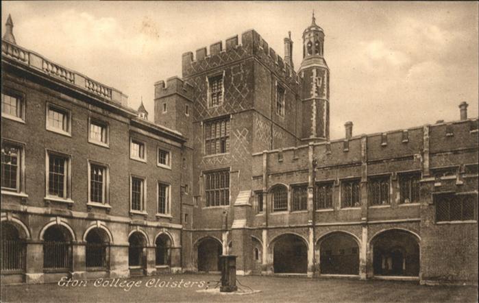 London [?]  Eton College Cloisters