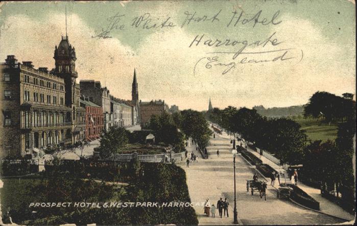 London [?] Hotel Westpark Harrocata Kutsche