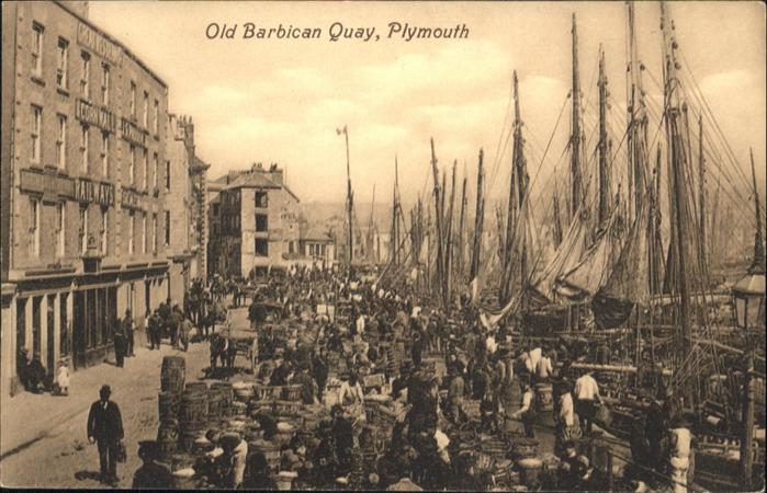 Plymouth  UK South West Old Barbican Quay